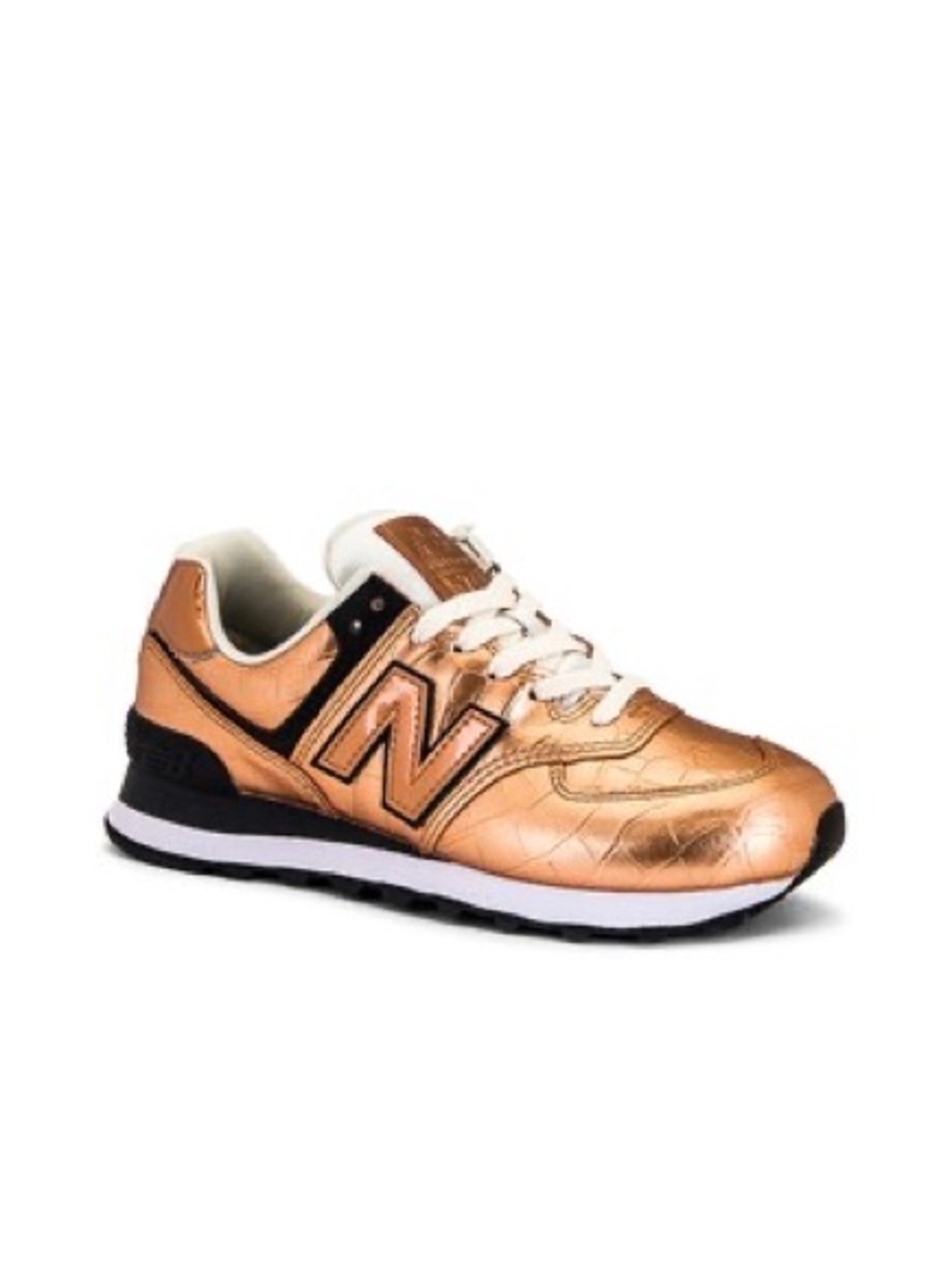New Balance 9 Copper Gold Shiny Trainer Streetwear Retro Designer Maximalism